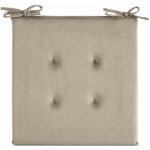 Eurofirany Gaja BÉŽOVÁ 40 x 40 x 3 cm – Zboží Dáma