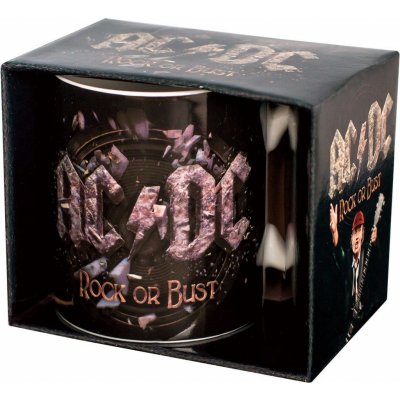 Gbeye Hrnek AC/DC Rock or Bust bílá 320 ml