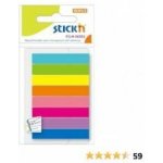 Samolepicí proužky Stick´n Clearnote - proužky 45 x 8 mm, 8 barev 1318/2140100 – Hledejceny.cz
