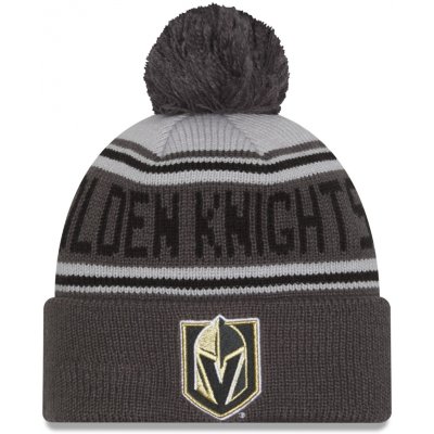 New Era Pánská zimní čepice Vegas Golden Knights NHL Pom Wordmark – Hledejceny.cz