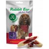 JK Animals Meat Snack Rabbit Ear with Duck Meat, sušené králičí uši s kachním masem 80 g