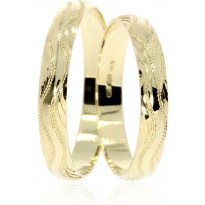 Zlatnictví Helios Zlaté snubní prsteny L 31 ZL – Zboží Dáma