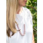 Jsem máma silikonové kojicí korále starorůžová – Zboží Dáma