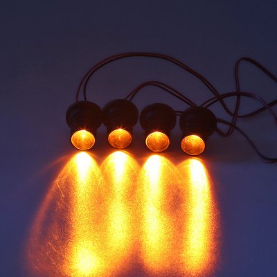 LED Stroboskoplicht Lampe Auto Gelb Innenbeleuchtung 12V DC