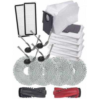 ELektroSkalka Roborock QRevo Curv kartáče a sáčky a hepa filtry a mopovací textilie 17 ks – Sleviste.cz