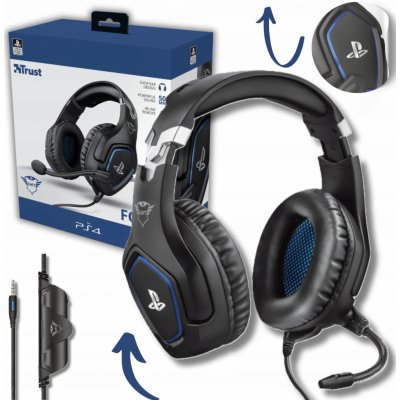 Trust GXT 488 Forze PS4 Gaming Headset PlayStation – Hledejceny.cz