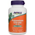 Now Potassium Citrate draslík jako citrát draselný 99 mg x 180 rostlinných kapslí – Hledejceny.cz