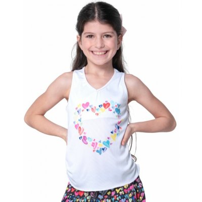 Lucky in Love Thumbprint Hearts multicolor bílý – Zboží Dáma