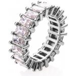 Franco Bene Stříbrný Crystal prsten bílý 1982 – Zboží Dáma