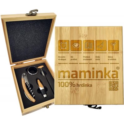 Sablio Dárková sada na víno Maminka: 147×168×49 mm – Hledejceny.cz