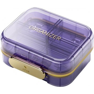 Ofidus 7denní pouzdro na pilulky 2vrstvé odnímatelné přenosné pouzdro na pilulky silikonové – Sleviste.cz