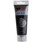 Akrylová barva 75 ml černá – Zboží Dáma