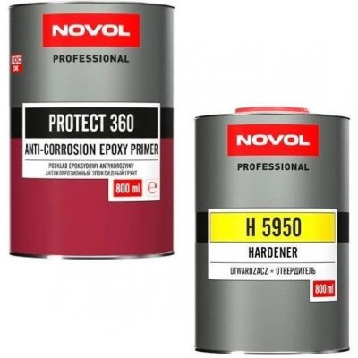 NOVOL základ epoxidový PROTECT 360 0,8L + tužidlo H5950 normal 0,8L – Zboží Mobilmania