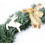 Aga Vánoční věnec 40 cm Zlatý – Hledejceny.cz