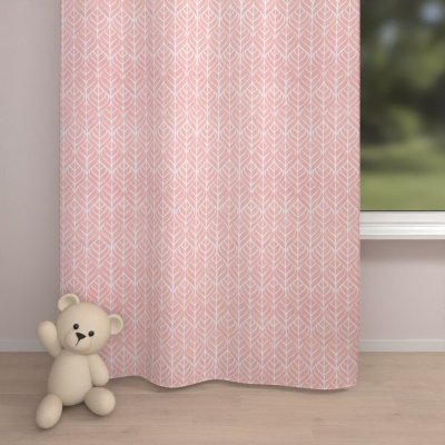 Biante Dětský bavlněný závěs Sandra SA-211 Listy na starorůžovém 130x140 cm – Hledejceny.cz