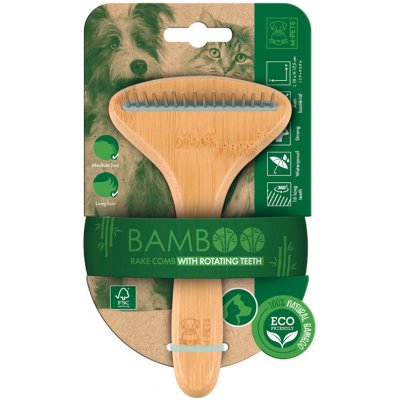 M-Pets Bamboo hřeben 17,5 cm – Zboží Mobilmania