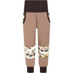 V Mart SLIM tepláky s dvojitými koleny Nákladní auta hnědá – Zboží Dáma