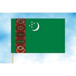 LIBEA, s.r.o. Vlajka Turkmenistánu Rozměr: 30×45 cm, Uchycení: Návlek na žerď – Hledejceny.cz