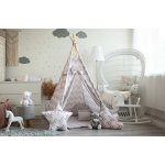 BabyTýpka Dětské teepee Cikcak red grey – Zboží Dáma