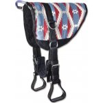 Jezdecký pad WALDHAUSEN modrý/červený – Zboží Dáma