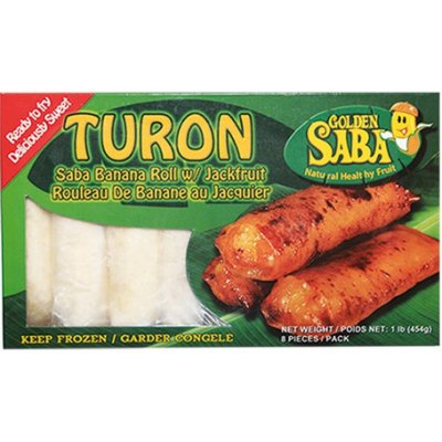 Golden Saba Závitky ke smažení s banánem a jackfruitem Turon 454 g – Zboží Dáma