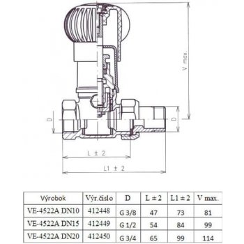 Slovarm VE-4522A 3/4˝ 412450