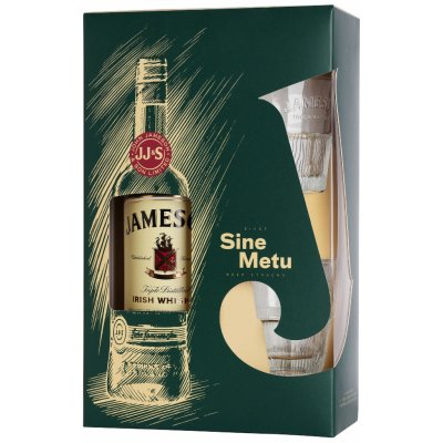 Jameson 40% 0,7 l (dárkové balení 2 sklenice) – Zboží Mobilmania