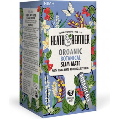 Heath & Heather Organic Botanical Slim Mate BIO Čaj pro štíhlost 20 sáčků