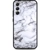 Pouzdro a kryt na mobilní telefon Samsung TopQ LUXURY Samsung A34 pevný Marble White