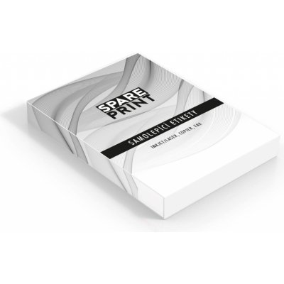 SPARE PRINT PREMIUM bílé 68 x36 mm 100 archů – Hledejceny.cz