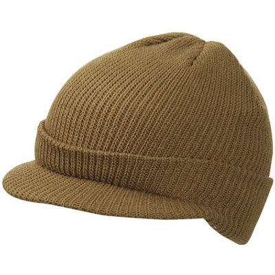 Pánská zimní čepice s kšiltem MB7530 Tmavá khaki – Hledejceny.cz