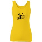 Tričko s potiskem Volejbal dámské Žlutá – Sleviste.cz