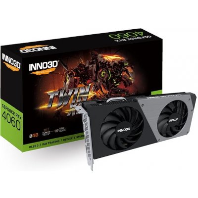 Inno3D GeForce RTX 4060 Twin X2 8GB GDDR6 N40602-08D6-173051N