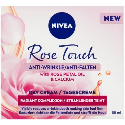 Nivea Rose Touch Anti-Wrinkle Day Cream 50 ml – Zbozi.Blesk.cz