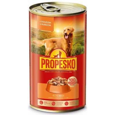 Propesko kousky hovězí kuřecí v omáčce 1,24 kg – Sleviste.cz