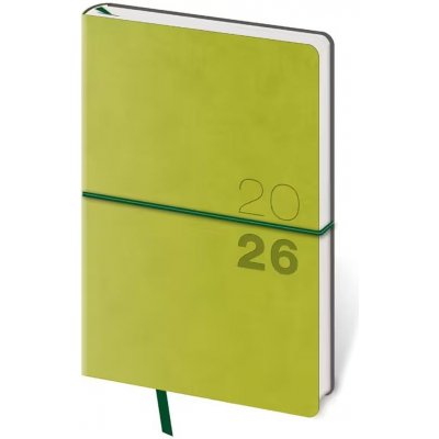 Helma 365 Diář 2026 týdenní kapesní Flexio zelený 580482 – Zboží Živě