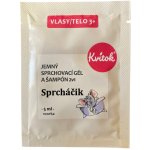 KVITOK Jemný sprchový gel a šampon 2v1 sprcháčik 100 ml – Zboží Dáma