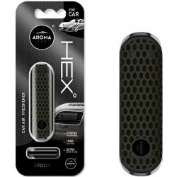 Aroma Car POLYMER HEX Black