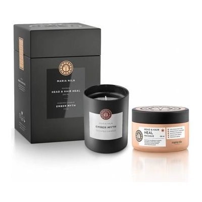 Maria Nila Haed & Hair Heal Masque 250 ml + Ember Myth Candle 210 g dárková sada – Sleviste.cz