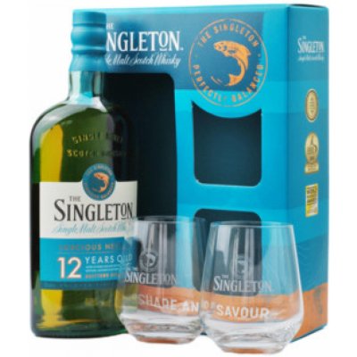 Singleton of Dufftown 12y 40% 0,7 l (dárkové baleni 2 sklenice) – Hledejceny.cz