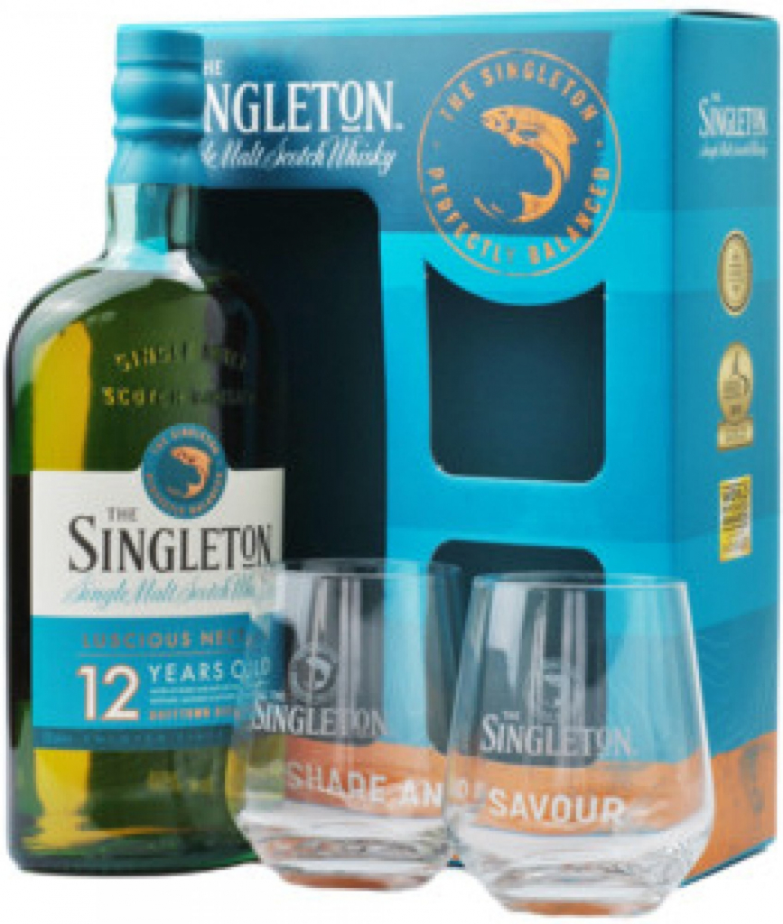 Singleton of Dufftown 12y 40% 0,7 l (dárkové baleni 2 sklenice)