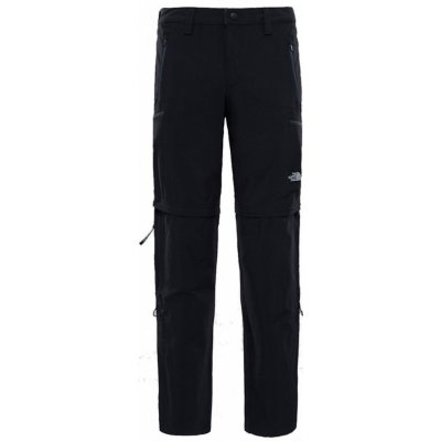 The North Face kalhoty odepínací M Exploration Convertible Pant černá – Zboží Mobilmania