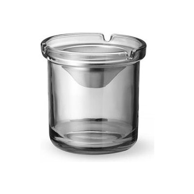 Hendi Skleněný popelník s ocelovou nálevkou 440117H – Zboží Mobilmania