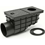 Geiger Lapač střešních splavenin 110 boční černý – Sleviste.cz