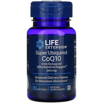 Life Extension Super Ubiquinol CoQ10 with PQQ 30 kapslí – Hledejceny.cz
