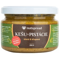 Nutspread Krém Křupavé slané kešu a pistácie 250 g