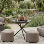 Ambiance KO-X59000100kulatý kovový 48 x 48 cm černá – Zboží Dáma