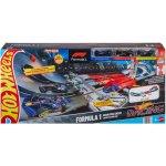 Mattel JDY16 Hot Wheels Racing závodní dráha Formule 1 a 3 autíčka 1:64 – Zboží Dáma