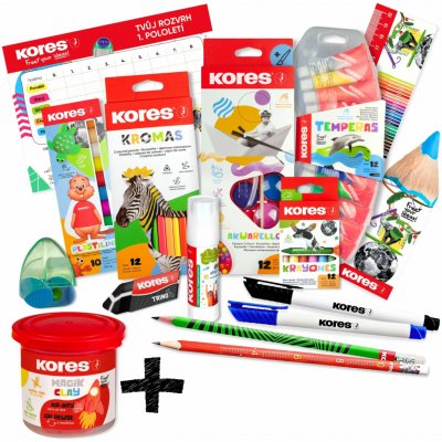 KORES balíček Chytrý školák kreativní výbava – Sleviste.cz