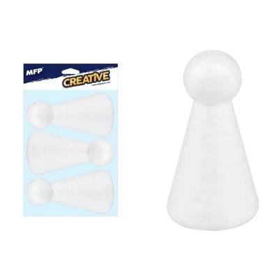 MFP Anděl polystyrenový 11 cm bílá 3 ks 8882331 – Hledejceny.cz